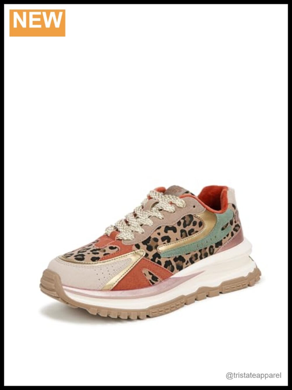 Women Chunky Platform Retro Lace Up Oxford Sneaker